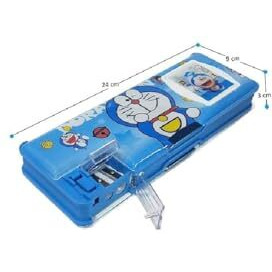 Eclet Multipurpose Pencil Box With Calculator & Dual Sharpener For Kids School Girls & Boys Stationery Box Both Side Open Pencil Case For Students Art Plastic Pencil Box B