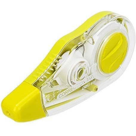 Eclet Correction Tape - Pack Of 3 Pcs Correction Tape 12 Meter X 5 Mm, For Journal, Correction Pen, Whitener For Correction, Stationary Items, Correction Pen Tape (Any 3 Random Color Sent) D (1, 18M)