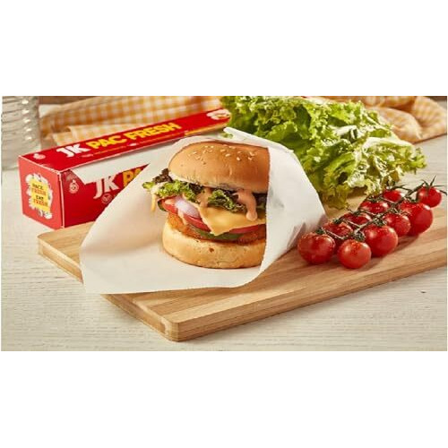 Jk Pac Fresh 20M Food Wrapping Paper Roll | Pack Of 2 | Bpa-Free, Non-Stick, Eco-Friendly & Heat-Resistant | Ideal For Baking, Food Storage, Packaging & Oil Absorption