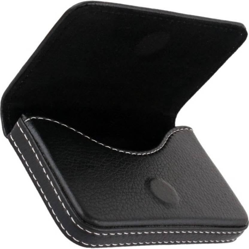Ofixo Premium Leatherite (Black Soft) Card Holder Rfid Protector Stylish Executive Credit/Debit/Atm/Id/Visiting Super Sleek, Sturdy || 6 Card Holder 9.5Cm X 6.7Cm X 1.3Cm|| For Men's & Women's