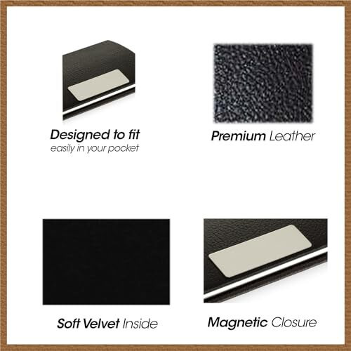 Ofixo Premium Metal (Black) Stylish Executive Credit/Debit/Atm/Id/Visiting Super Sleek, Sturdy || 6 Card Holder |9.5Cm X 6.7Cm X 1.3Cm| For Men's & Women's