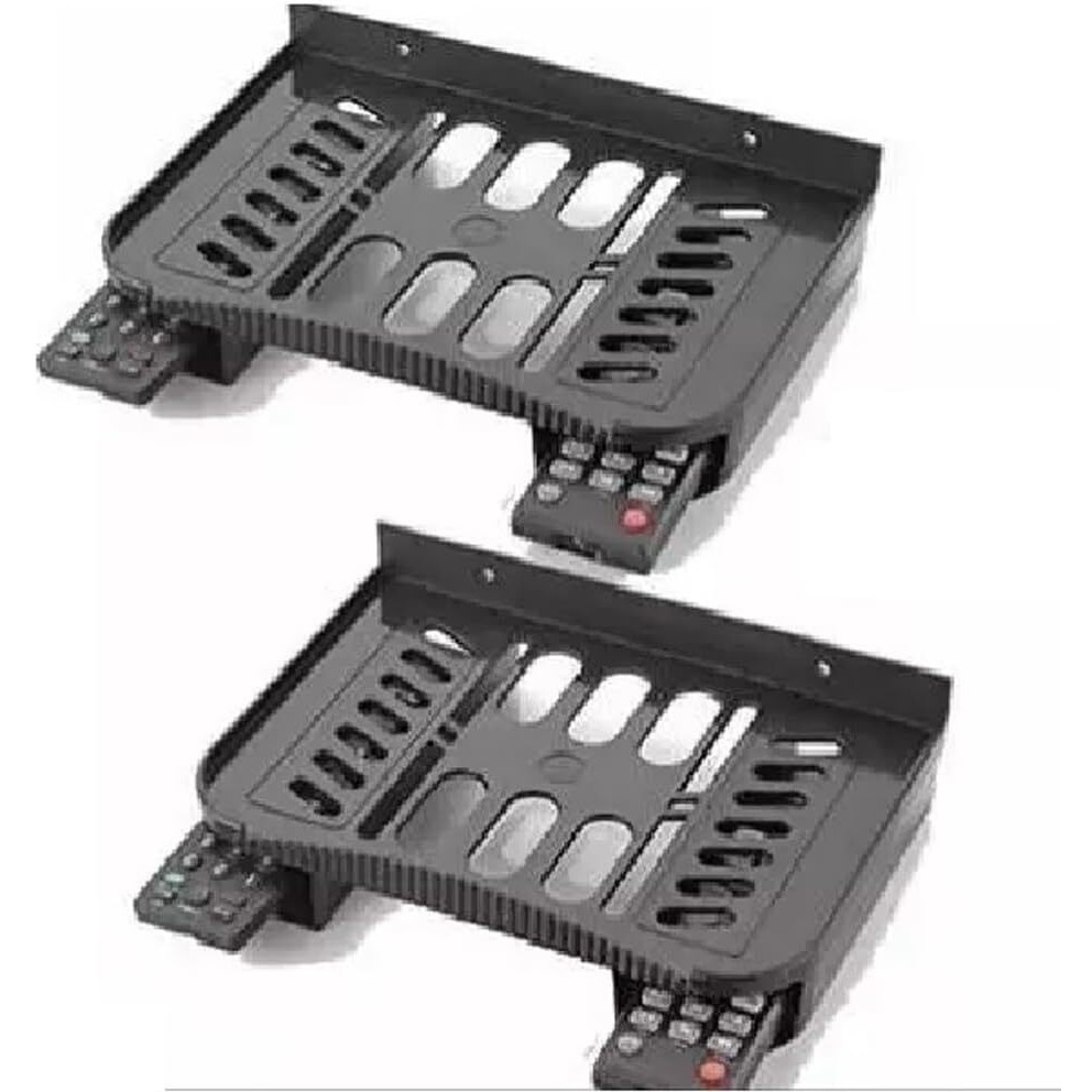 Ofixo Set Top Box | Wifi Router Holder Wooden Wall Shelves | Stand Wall Mount Plastic Unbrackable Set Top Box Stand Wall Mount Shelf, Dvd Dth Wall Holder, Wi-Fi Router, Wall Shelf (2)