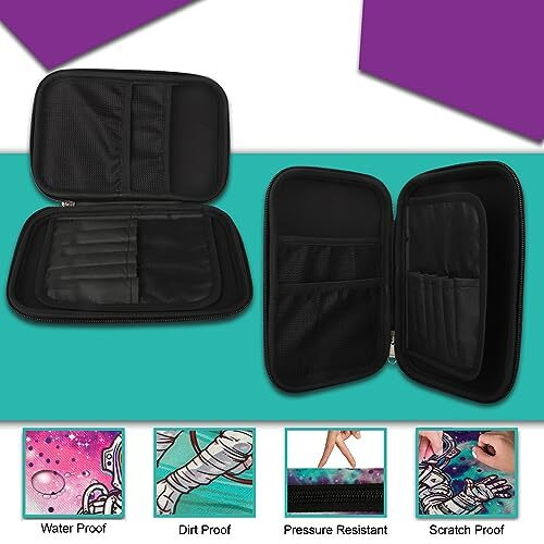 Ofixo Designer Eva Pencil Case For Kids - Pencil Pouch, Multicolour (Ofx-04)