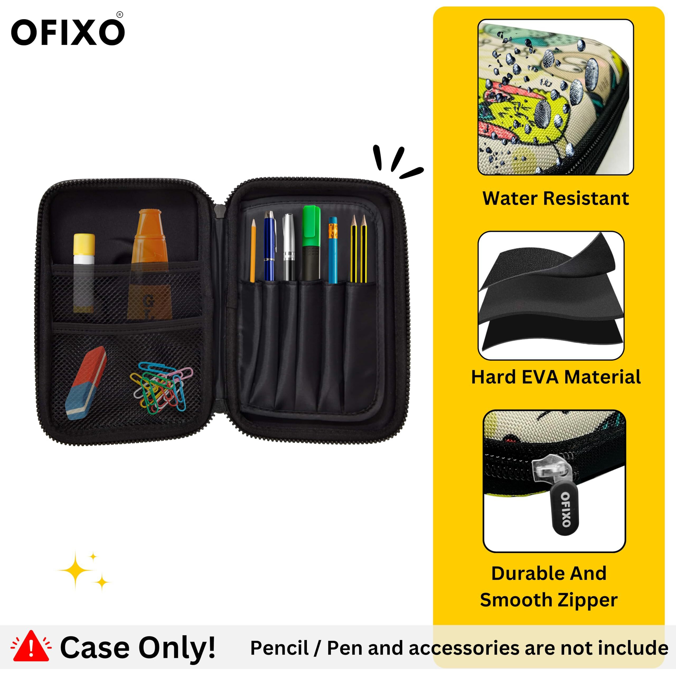 Ofixo Eva Space Pencil Case For Kids - Pencil Pouch, New Kids Designer Pencil Pouch For Kids - Pencil Pouch For Kids