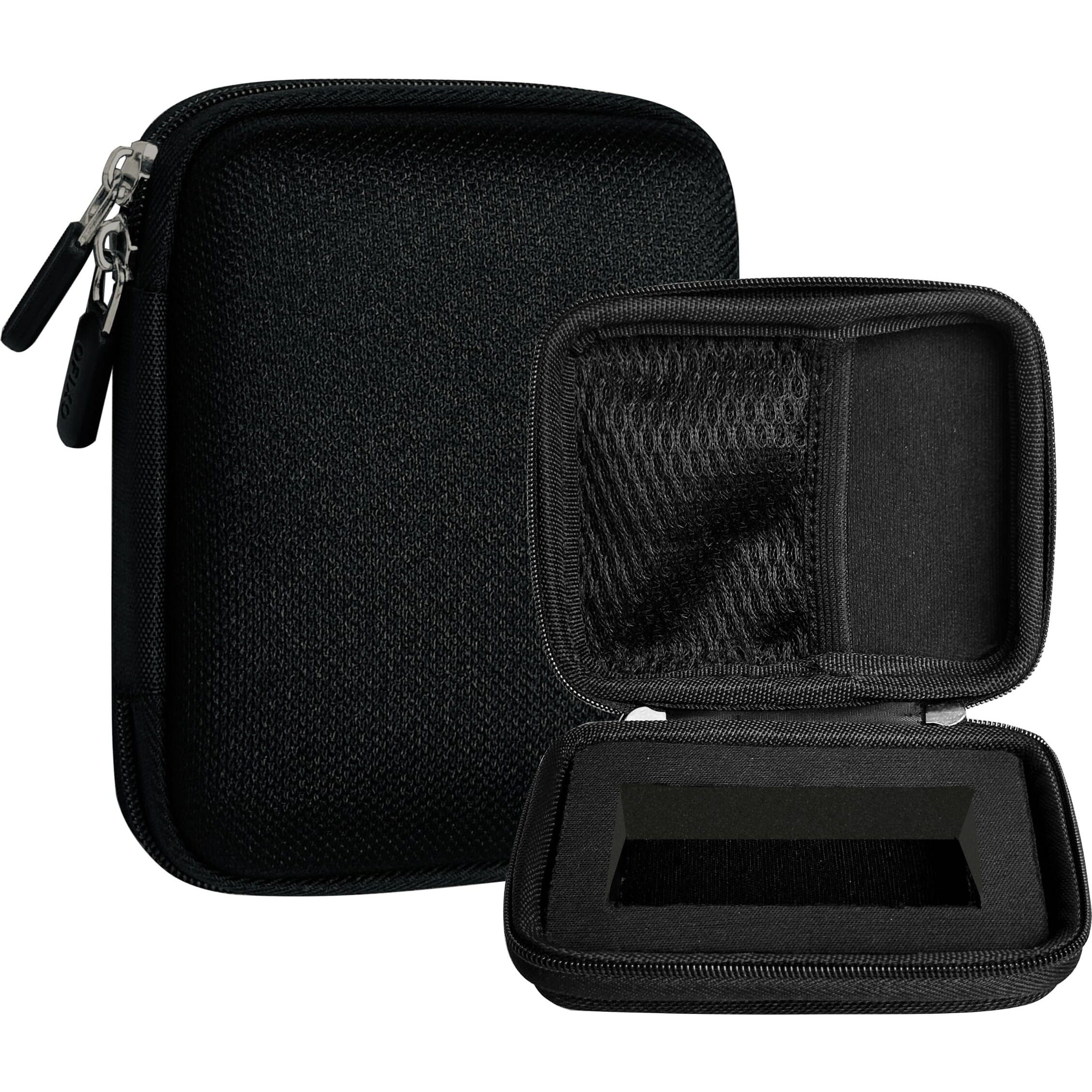 Ofixo Ssd Case Portable Carrying For Kingston Xs1000 | Xs2000 | Xs1000R Ssd High Performance Portable,Travel Case Protective Cover Storage Bag (Hard|Eva|Black)