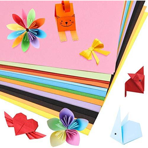 Ofixo A4 Multicolor, Bright, Big/Full Size, Chart/Pastel Sheets, Used In Art And Craft, Collage, Projects, Posters Etc. Plain Color Sheets Paper (150 Gsm) 20 Pcs Color Sheet