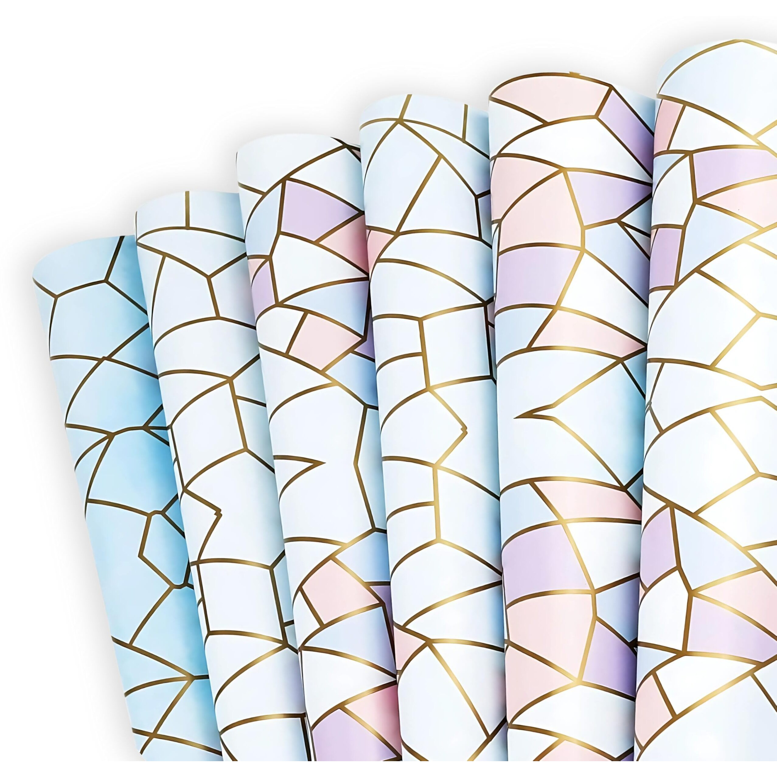 Ofixo Gift Wrapping Paper Sheets | Gift Wrap Roll | Gift Papers Sheets-Gift Cover Paper-Gift Wrapper-Gift Packing Materials- Premium Design Paper Sheets- Pack Of 6 (Multi-Coloured)