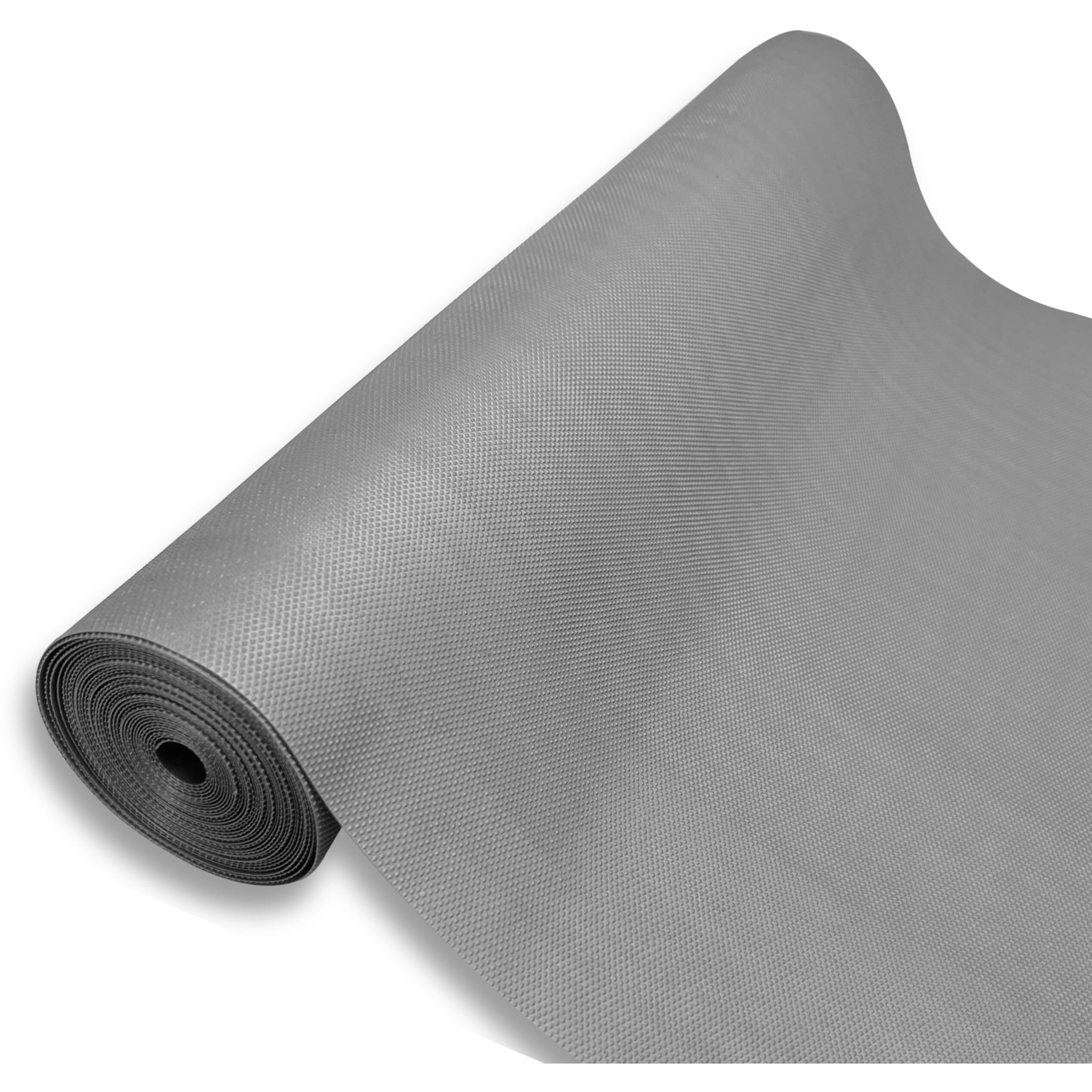Ofixo Multipurpose | Super Strong Eva Anti-Slip Bathroom Kitchen Cabinet Placemats Shelf Mat Liner Sheets Roll, Fridge Mat, Table Mat (45Cm X 3 Meters Roll) (Grey)