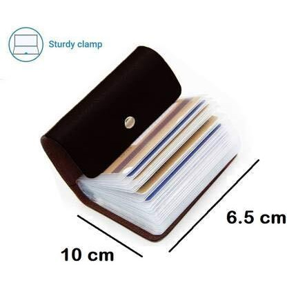 Ofixo Credit Card Holder Protector Credit Card Wallet Slim Metal Credit Card Case For Women Or Men (Dark Black)