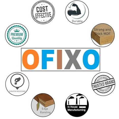 Ofixo Wooden Wall Shelves | Corner Hanging Shelf For Living Room Stylish | Zig Zag Home Decor Floating Display Rack Storage Organizer Unique Design With Finish 5 Tiers (Brown Finish)