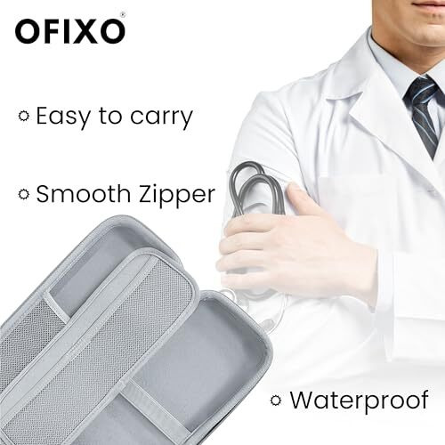 Ofixo Travel Carrying Classic Durable And Protective Stethoscope Case - Ideal For Doctors, Nurses And Medical Professionals & Cardiology, Master Cardiology, Electronic Models