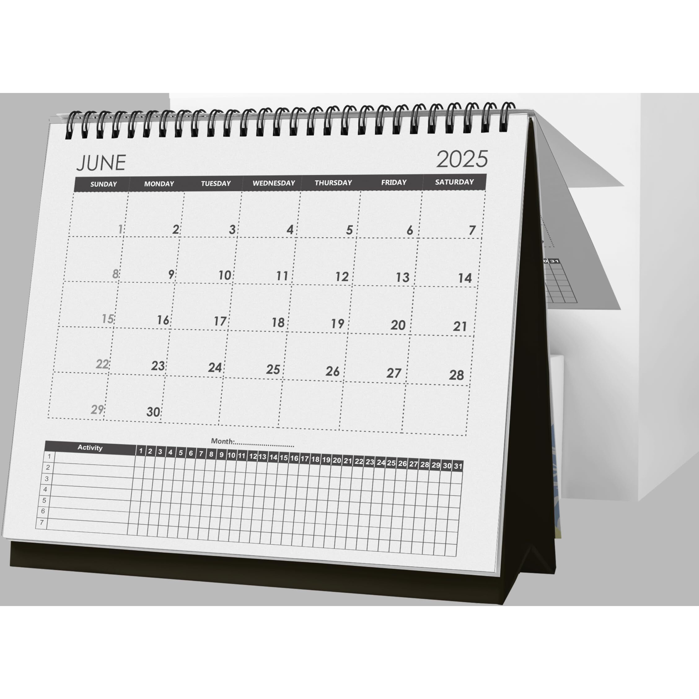 Accuprints 2025 Habit Tracker Desk Calendar For Daily Motivation Calendar | Size - 8 By 8 Inch | Paper 250 Gsm