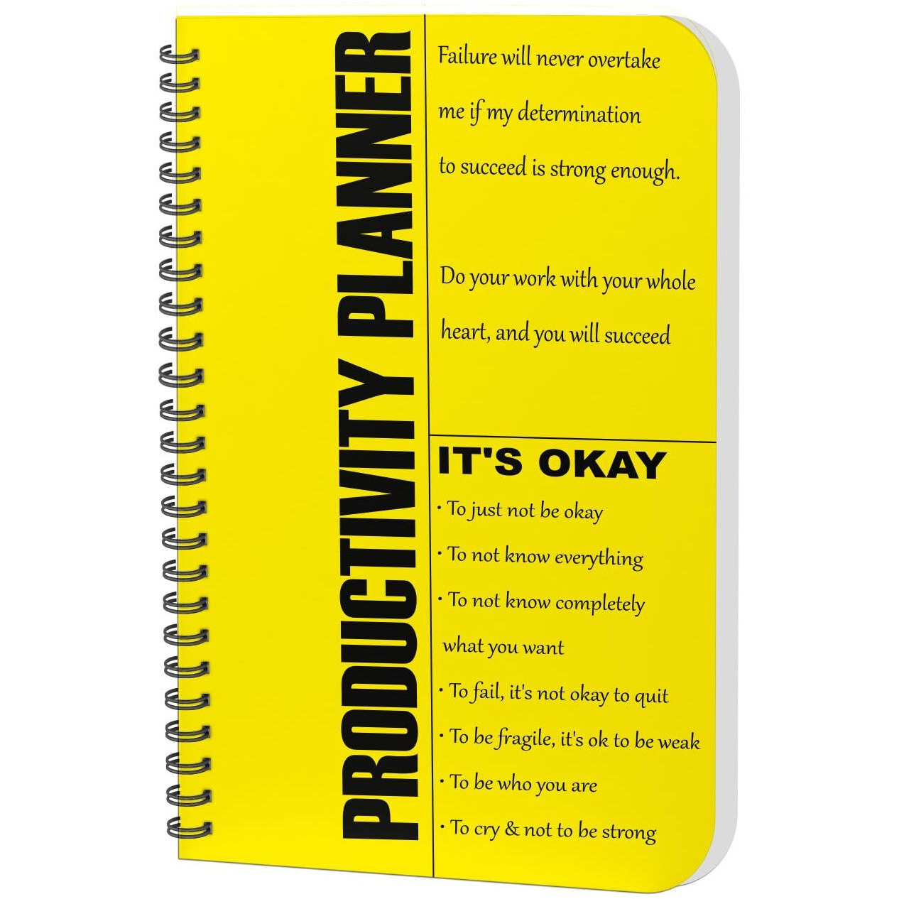 Accuprints Daily Planner Undated, Schedule Your Day, Manage To-Do List, Goals Tracker, Wellness Tracker - 3 Month Planners (Productivity Daily Planner)