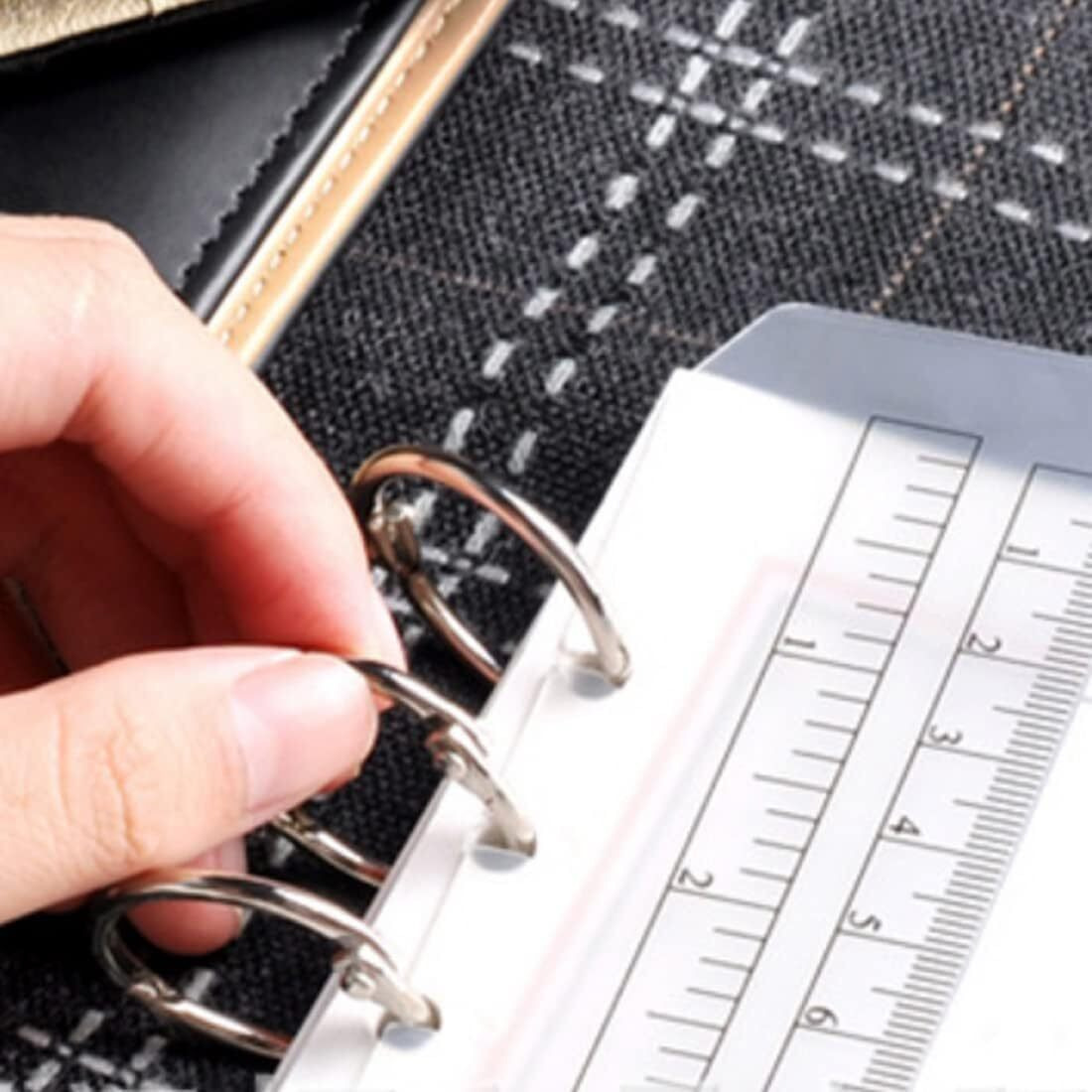 Accuprints 1 Inch(32 Mm) 50 Pack Loose Leaf Binder Rings, Nickel Plated Steel Binder Rings, Keychain Key Rings, Metal Rings For Index Cards, Book Ring, Ideal For School, Home, Or Office