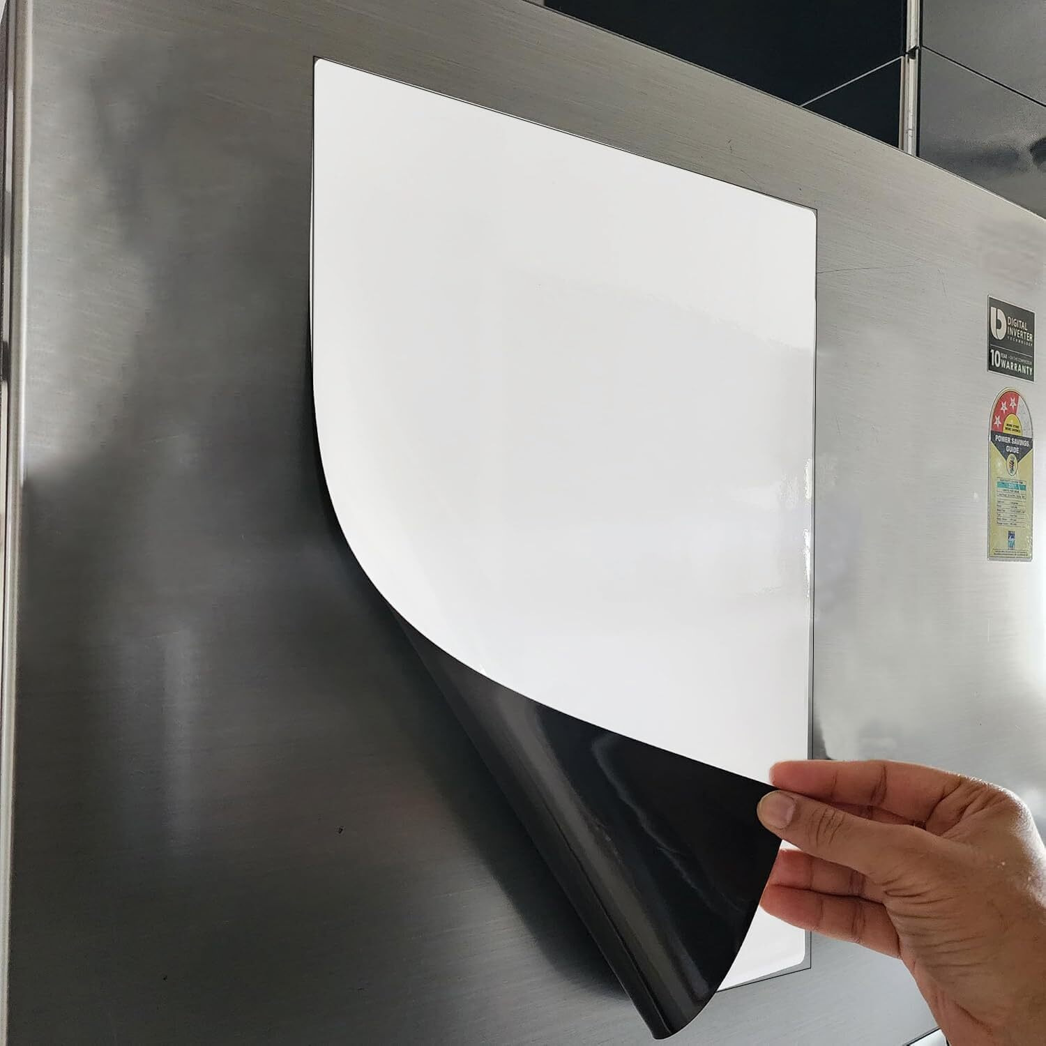 Accuprints A4 Floral To-Do List Notepad With Priority Section (23X30Cm) Or 9X12 Inch With Magnetic Marker Pen - Dry Erase Flexible Writing Film For Kitchen Fridge/Office Godrej/Metal Wardrobe