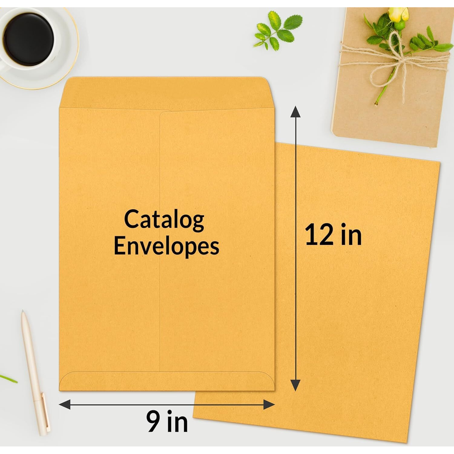 Accuprints Paper Envelopes With Lamination (Pack Of 50,Yellow,A4 Size)