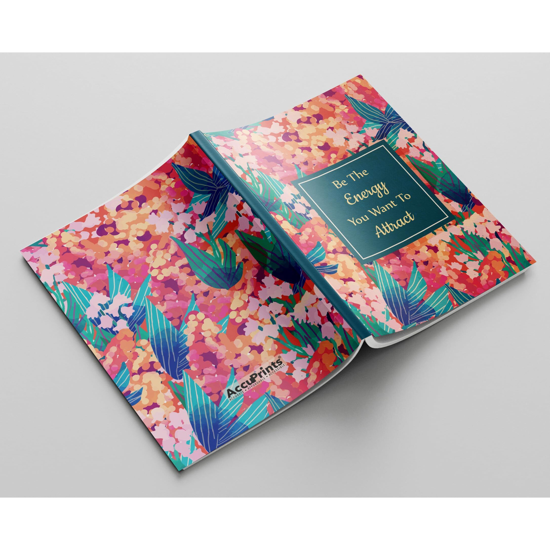 Accuprints A5 Premium Soft Bound Notebook Diary For Girls And Women (144 Ruled Pages With Planner, 80 Gsm) Parent (Be The Energy Notebook)