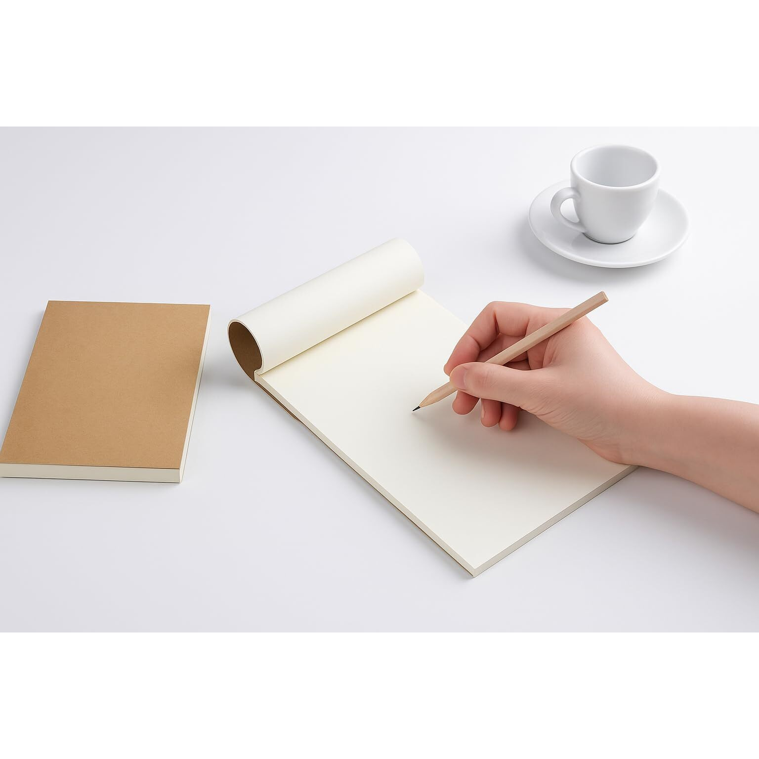 Accuprints Pack Of 2 Notepad,A5,Size 7.2 X 9.6 Inches,Blank|Travel Writing Notebook,Journal,Notepad,Sketchbook|For Students,Office -100 Pages (A5P0)