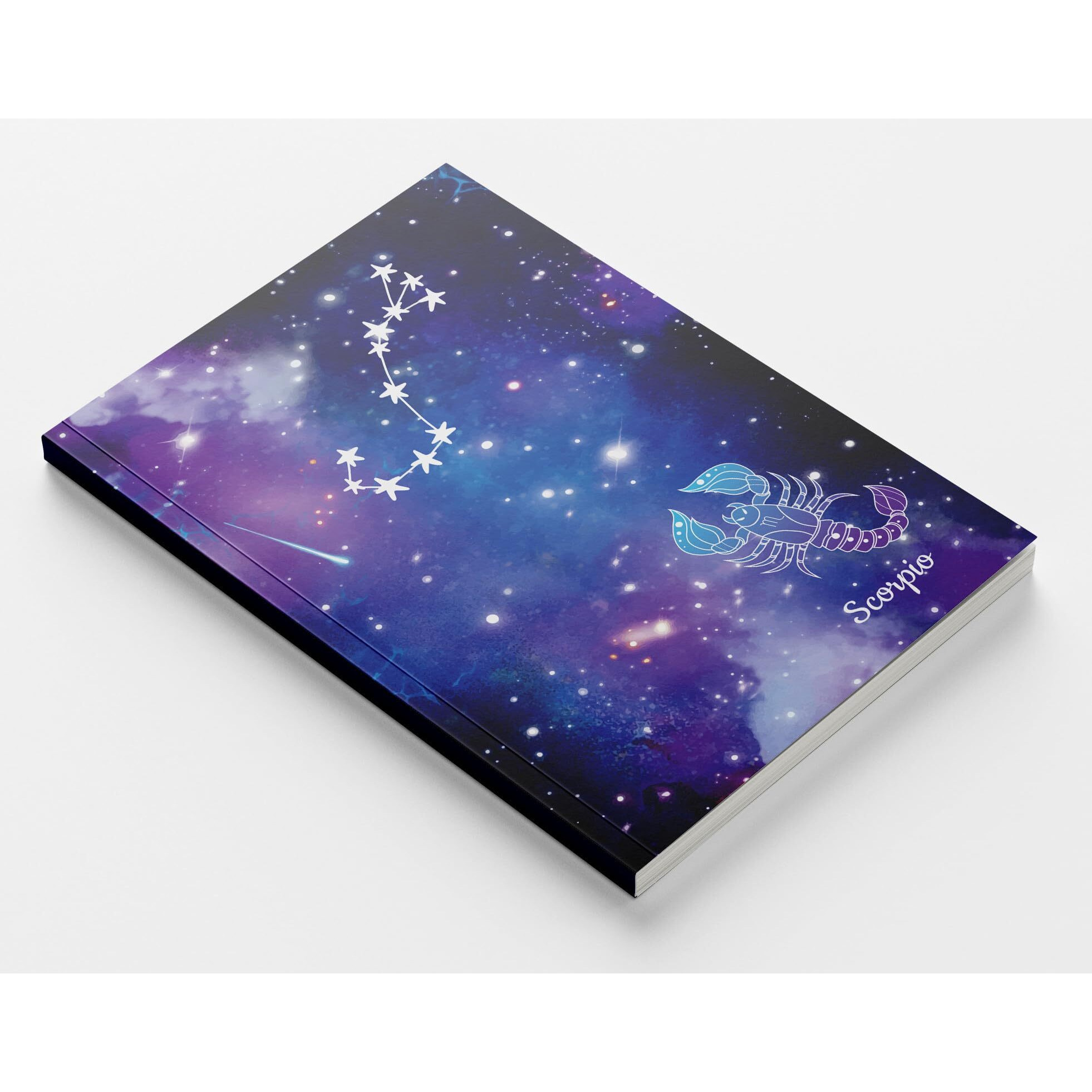 Accuprints A5 Premium Soft Bound Notebook Size 5.8 * 8.25 Inches Diary For Girls And Women (144 Ruled Pages With Planner, 80 Gsm) (Scorpio Zodiac Signs)