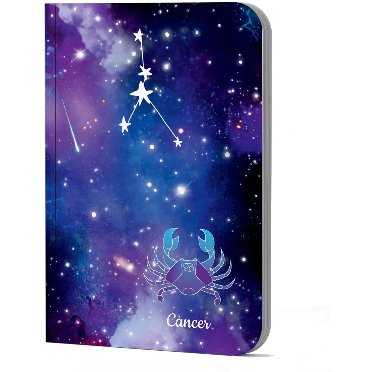 Accuprints A5 Premium Soft Bound Notebook Size 5.8 * 8.25 Inches Diary For Girls And Women (144 Ruled Pages With Planner, 80 Gsm) (Cancer Zodiac Signs)