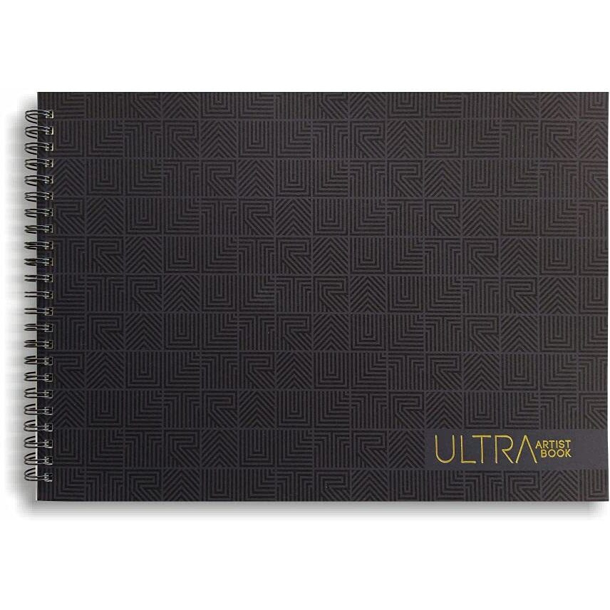 Anupam Ultra Artist Book A3 Size | Wiro Binding Lay-Flat Design Notebook | Acid Free Optimal Coarse Texture | 200 Gsm | 25 Sheets, 50 Pages | Ideal For Drawing, Sketching, Design & Architecture