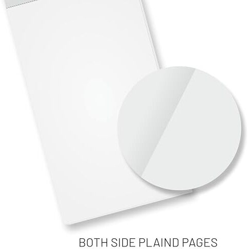 Anupam Camouflage Writing Pad 14X22Cm Plain Paper 65Gsm 80 Sheets Notepads, Micro Perforated Notebook With Strong Back Board For School, College, Office, Business (Size  1, Pack Of 3)