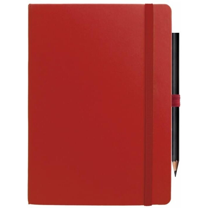 Anupam Fluct Pro Lined Journal Notebook 160 Pages A5 Ruled Notebook Matte Finish Pvc Cover Journal For Women & Men, Daily Journal Notebook For Notes Taking & Writing In School And Office (Red)