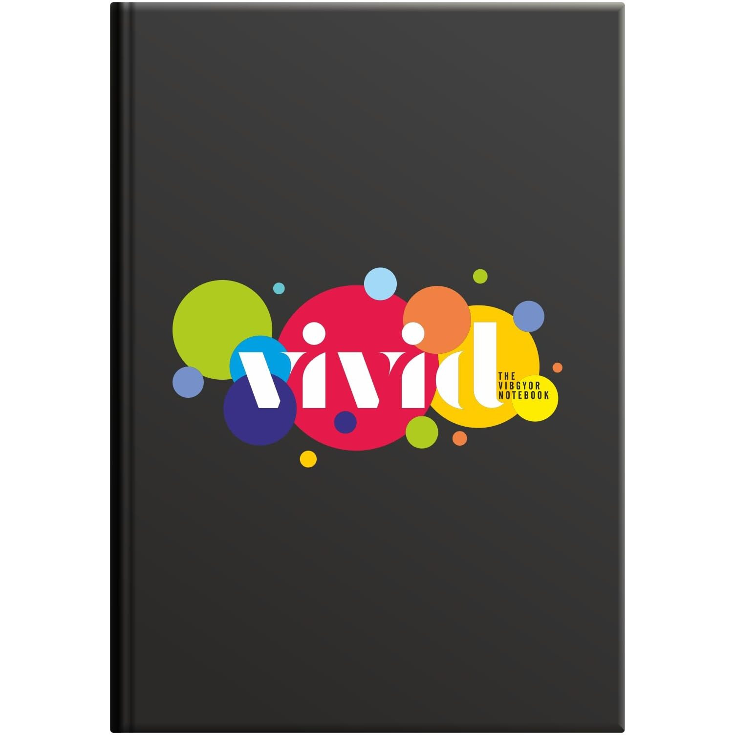 Anupam Vivid Journal, Rainbow Colored Notebook With Dot Grid Pages, 256 Pages, 80Gsm Multi Colored Paper, One Side Binding Notebook For Journaling, Office & School Supplies (Vivid)