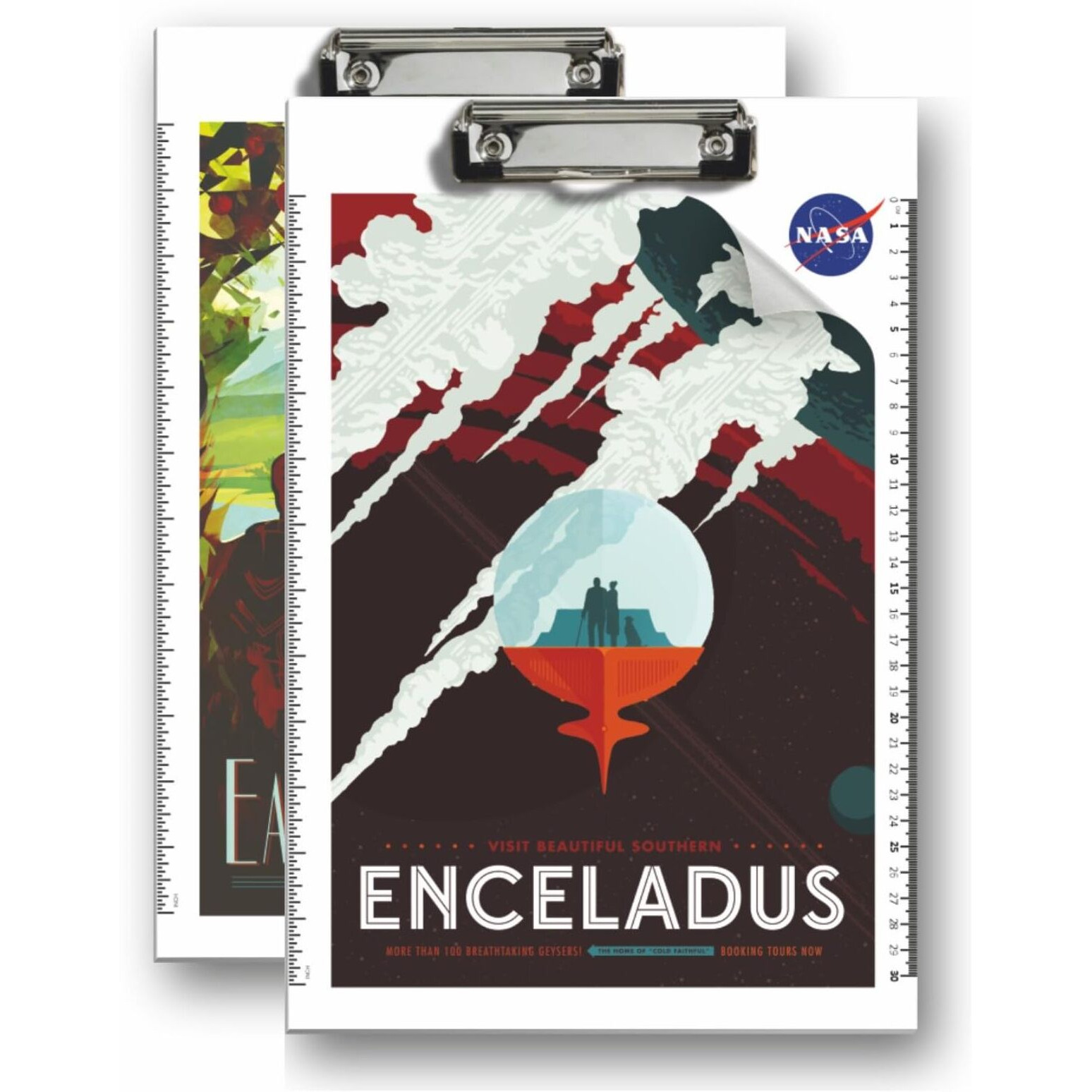 Anupam Nasa Exam Board | Recycled Wood Clipboard | Writing Pad Multi Color | A4 Size Clipboards For Nurses, Students, Office (Pack Of 2)