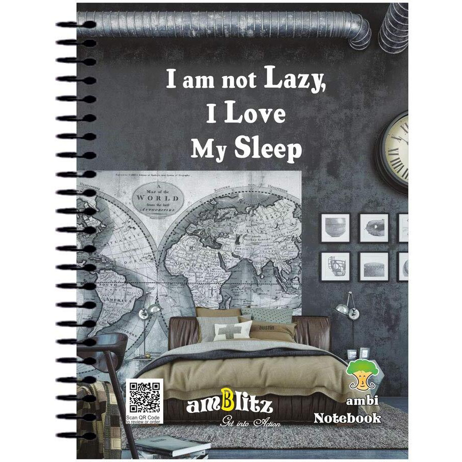 Amblitz A5 Spiral Notebook - Unruled- 200 Page - Pack Of 2