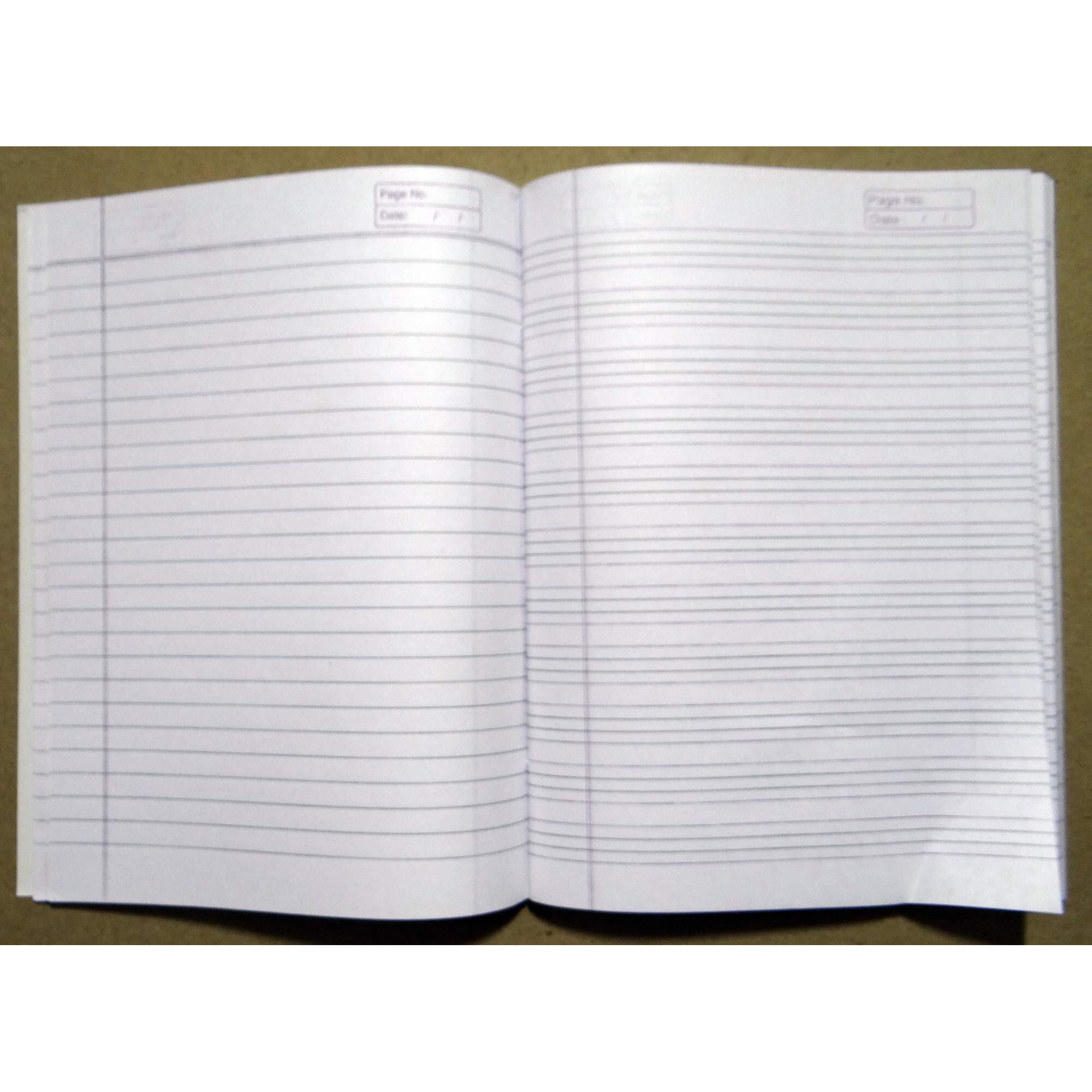 Amblitz Copy - Soft Cover Notebook - 18 * 24 Cm - 120 Pages - Combo-All Subject- Pack Of 6  Single Line, 4 Line English, Maths Boxes, 5 Line Hindi, 5 Line Hindi Practical, 3 In 1 Copy