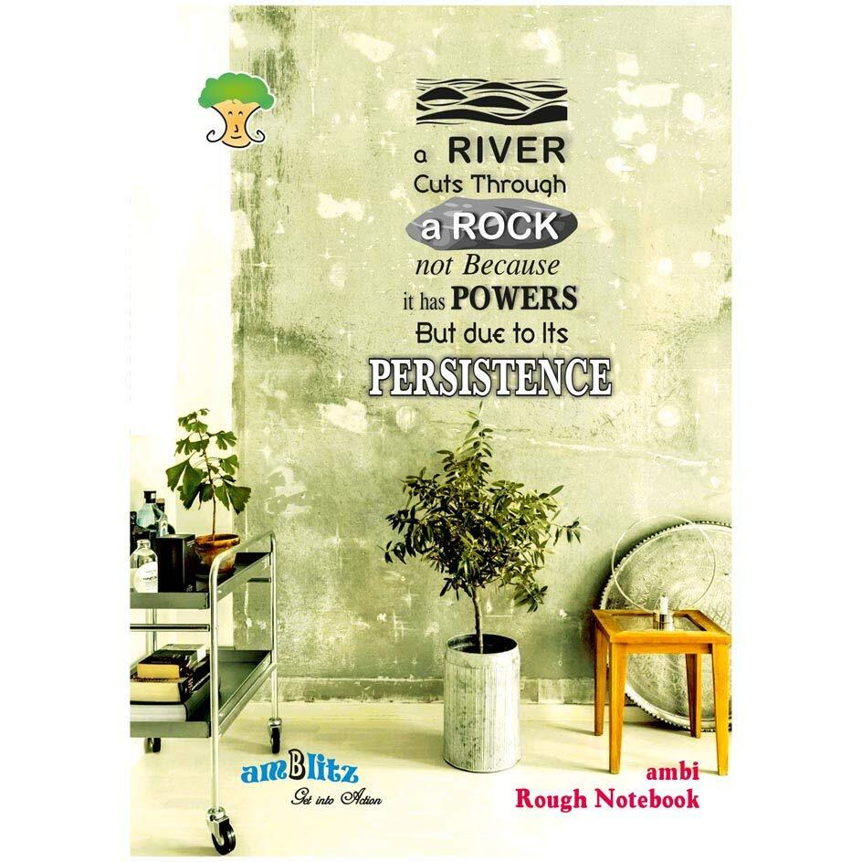 Amblitz Rough Notebook 212 Page Single Line - Pack Of 3