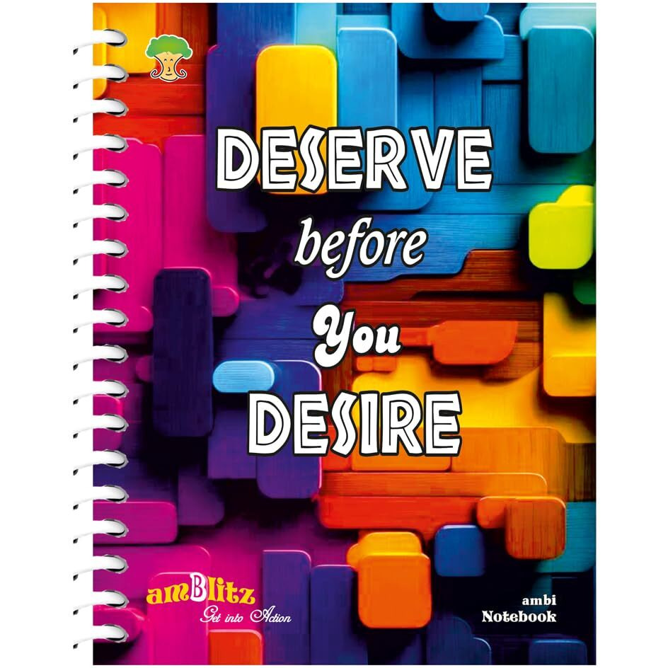 Amblitz Mega Spiral Notebook | 18 X 24 Cm | B5 Size | School/College Students's Choice For Note Making | 70 Gsm Thick White Paper | Diary Size | Personal & Office Use | (1000 Pages, Ruled Notebook)