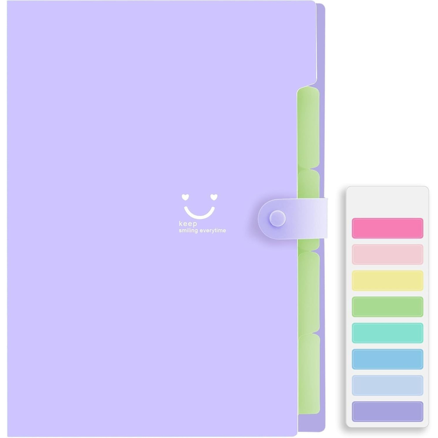 Corslet Accordion File Organizer, Letter Size A4 Document Folder 5 Pocket Expanding Cute File Folder Portable File Organizer For School Office Supplies, File Folders For Documents