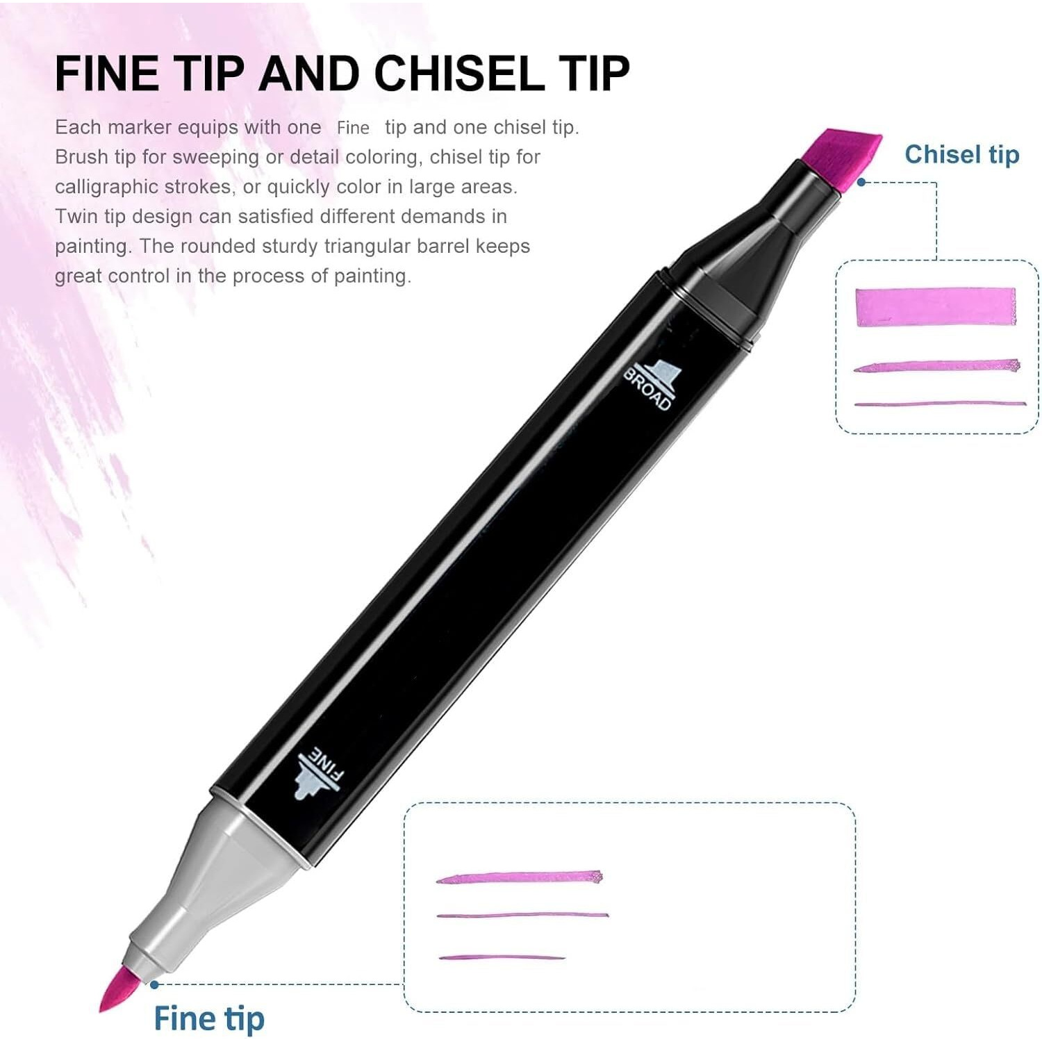 Corslet Alcohol Markers For Drawing 80 Colour Double Tipped Broad & Fine Alcohol-Based Art Marker Set For Kids Adults Coloring Illustration For Students Art Class Alcoholic Markers Set Assorted