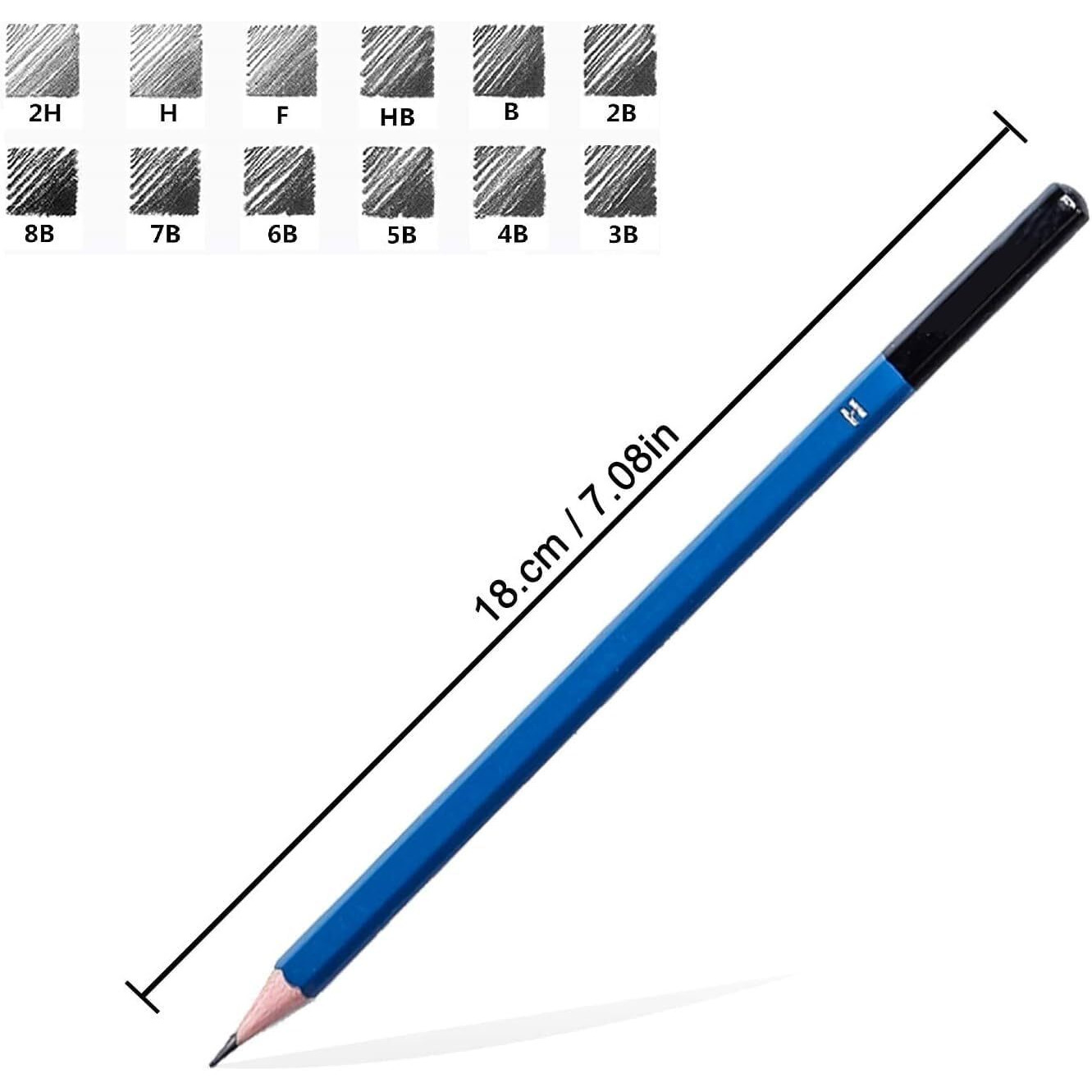 Corslet Set Of 60 Pcs Drawing Kit 48 Pcs Colour Pencil Set Pencil Colour & 12 Pcs Drawing Pencil Set Art Supplies For Artist Sketch Shading Graphite Pencils Set Sketch Kit For Sketching And Shading