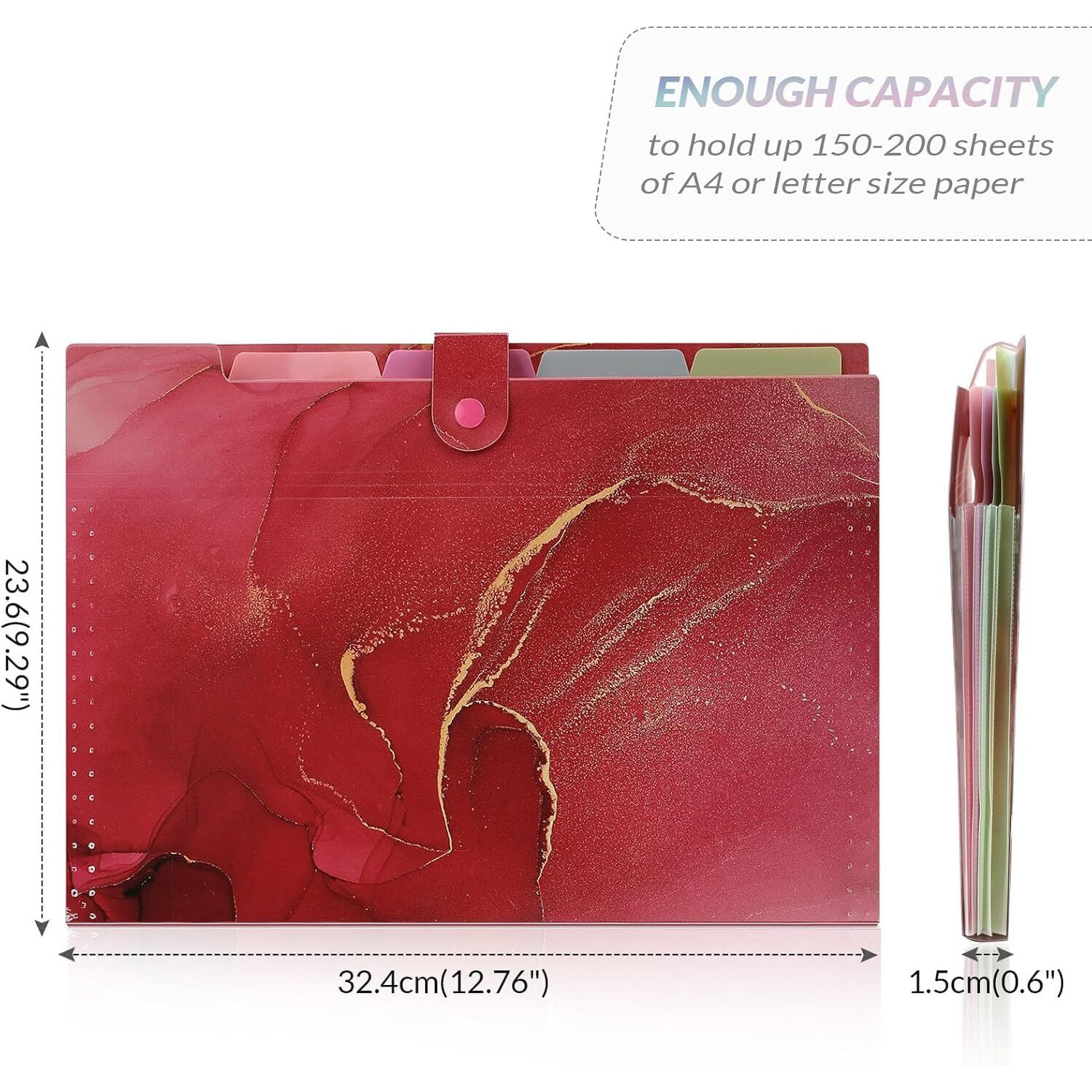 Corslet Pack Of 6 File Holder For Documents Organizer File Folder Document Bag Files For Certificates And Documents Folder For Organizing Protecting & Storing Folder File For Documents A4 Size