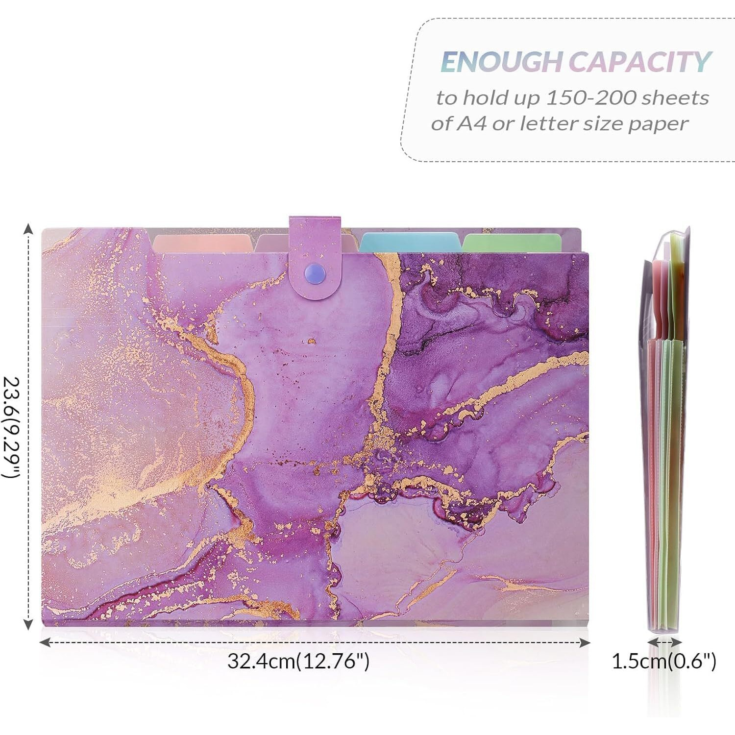 Corslet Pack Of 6 File Holder For Documents Organizer File Folder Document Bag Files For Certificates And Documents Folder For Organizing Protecting & Storing Folder File For Documents A4 Size