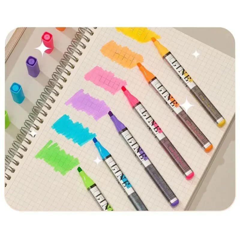 Corslet 6 Pcs Aesthetic Highlighter Pens For Study  Pastel Highlighter Marker Set For Students & Office Use  Smooth Highlighters For Notes, Journaling And Planning