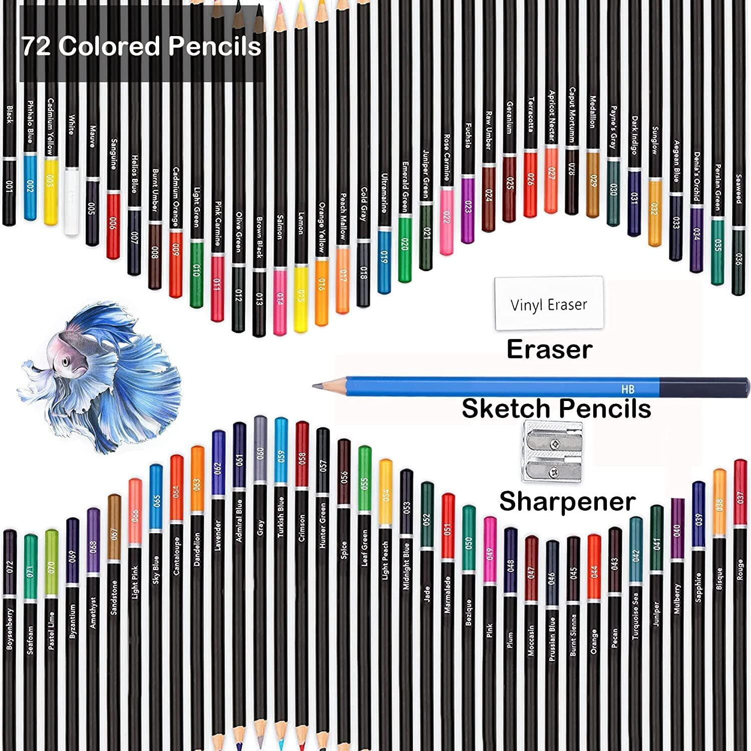 Corslet 48 Pcs Oil Colour Pencil Set Art Supplies Artist Colour Set Sketch Kit Drawing Colouring Set For Students Adults Artists Drawing Sketching Multi Coloured Pencil (Pencil Colour Set Of 97 Pcs)