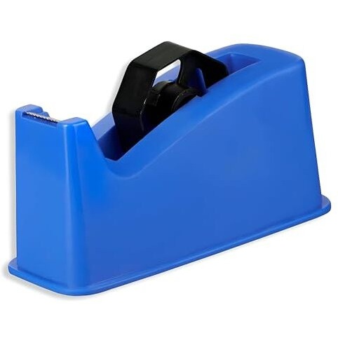 Yajnas Tape Dispenser For Packing, Heavy Weight And Anti-Skid 1 Inch Cello Tape Dispenser For Home, Office, School Use (Random Color)