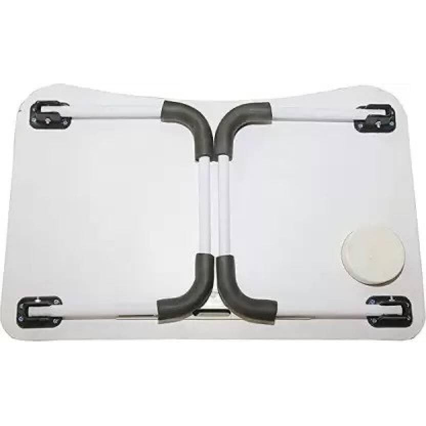 Yajnas Wooden Multipurpose Foldable Laptop Table With Cup&Tab Holder|Table Holder Study Table,Breakfast Table,Foldable And Portable Table|Color-Blue,380 Mm, 590 Mm