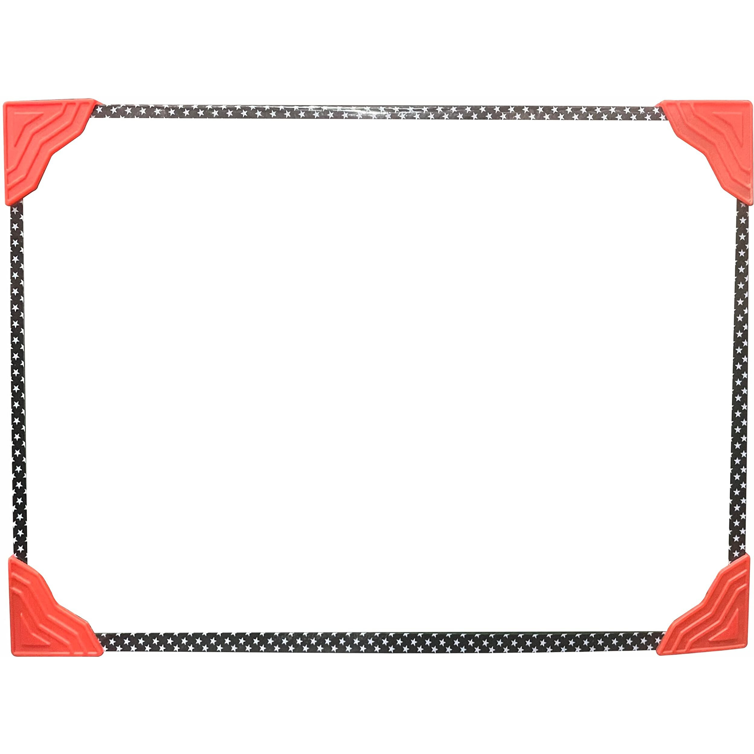 Yajnas Non Magnetic 8 Inch X11 Inch Double Sided White Board And Chalk Board Both Side Writing Boards, One Side White Surface And Reverse Side Green Surface (8X11 Inches (Pack Of 1)