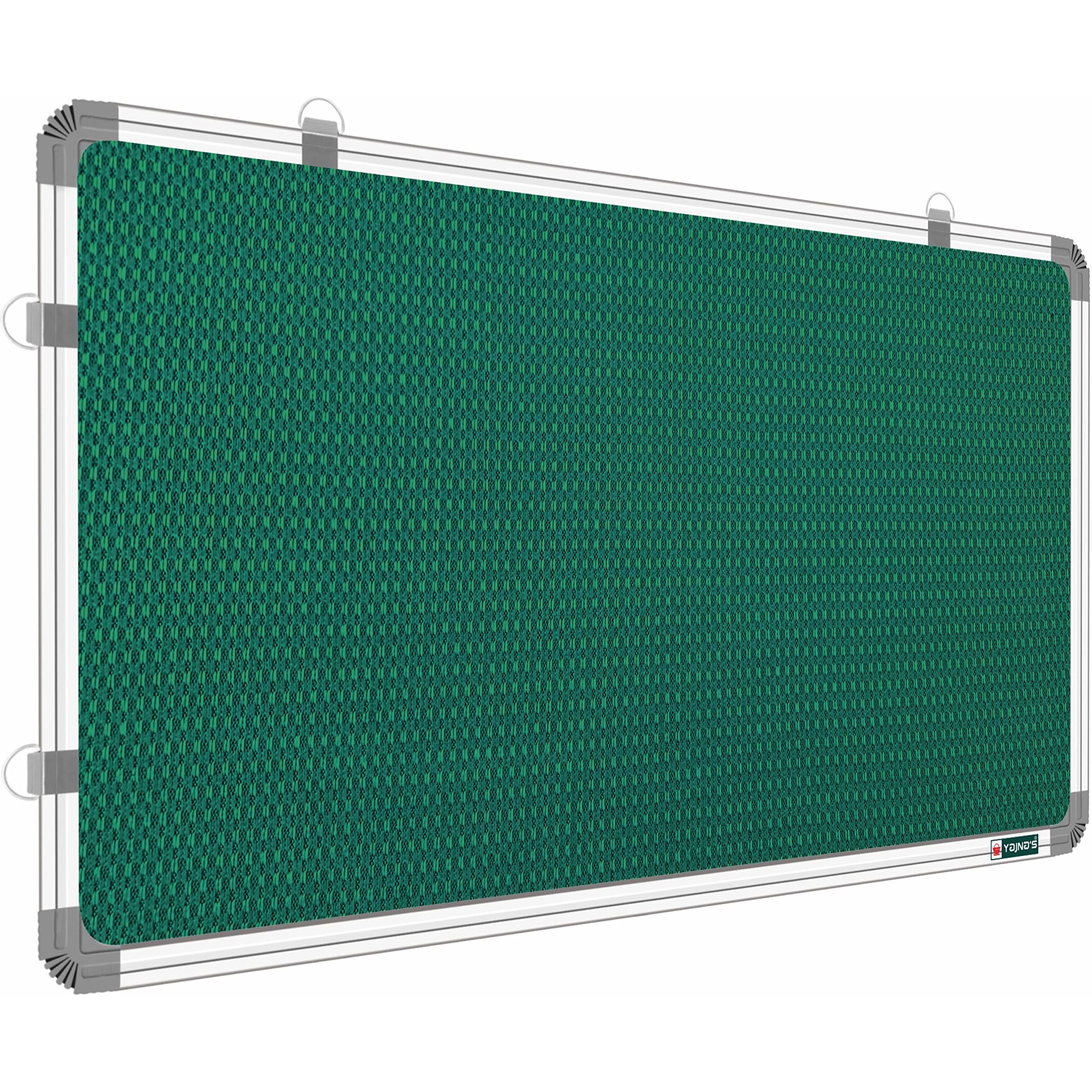 Yajnas 2X3 Feet Premium Material Notice Pin-Up Board/Pin-Up Board/Soft Board/Bulletin Board/Pin-Up Display Board For Home, Office And School Uses (Green, 3 Feet X 2 Feet (Pack Of 1))