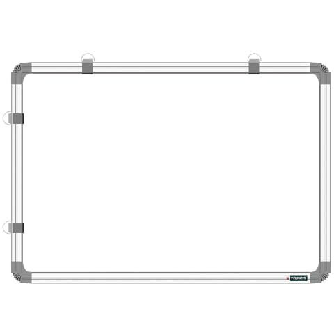 Yajnas White Board 3 Feet X4 Feet Non Magnetic Double Sided Whiteboard And Chalkboard, Whiteboard For Kids, White Board For Home Study Room Whiteboard For Office & School