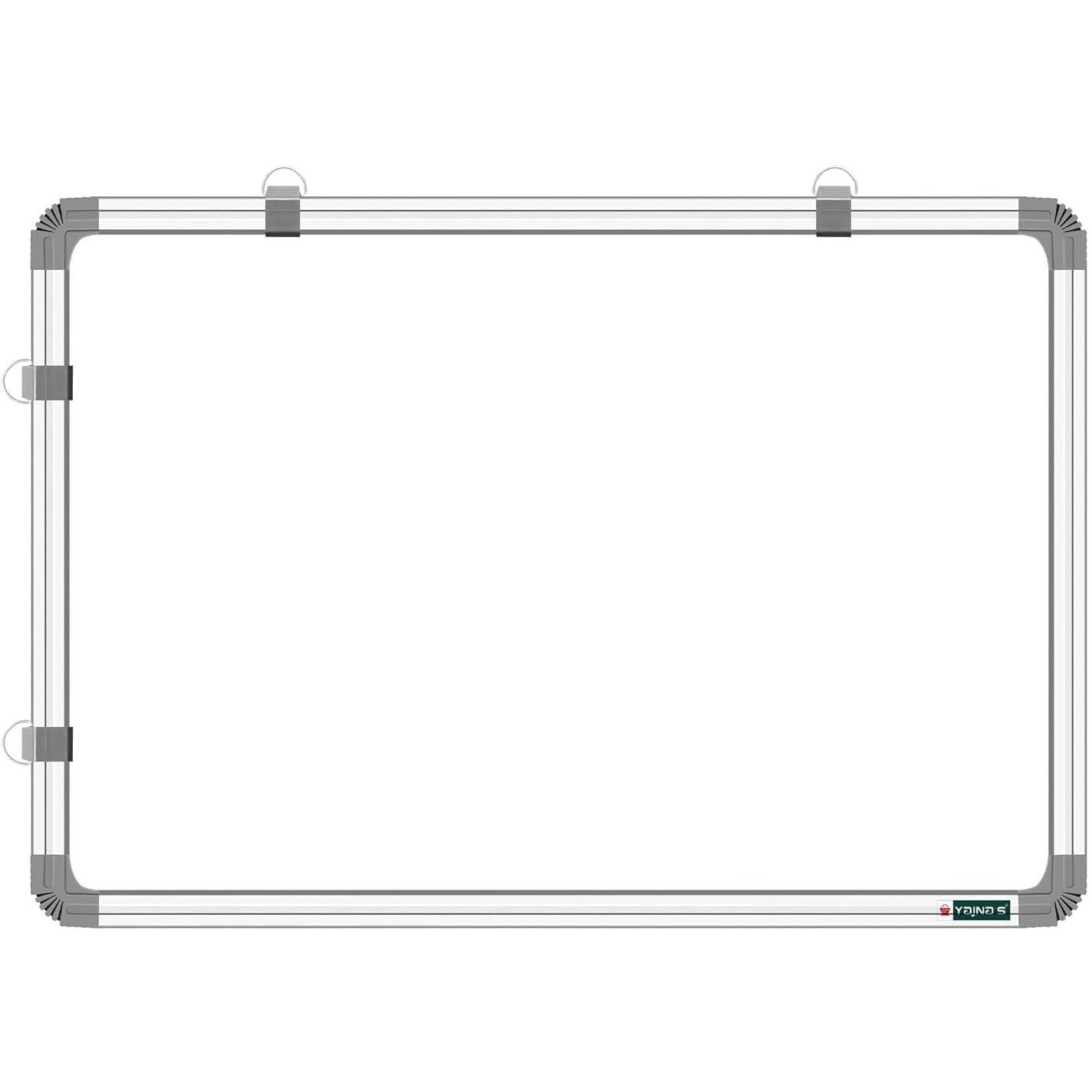 Yajnas Ceramic Magnetic 1.5 X 2 Feet (45X60 Cm) Double Sided White Board And Chalk Board Both Side Writing Boards (Ypwg415906) (1.5X2 Feet, Pack Of 1)