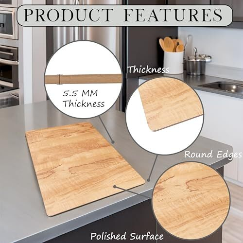 Eduway Multipurpose Wooden Drawing Board & Lap Board | Include 2 Clips For Holding Paper | Study Pad, Writing Pad For Keyboard & Laptop | Smooth Surface Plank For Students, Artists | Brown - 16X24