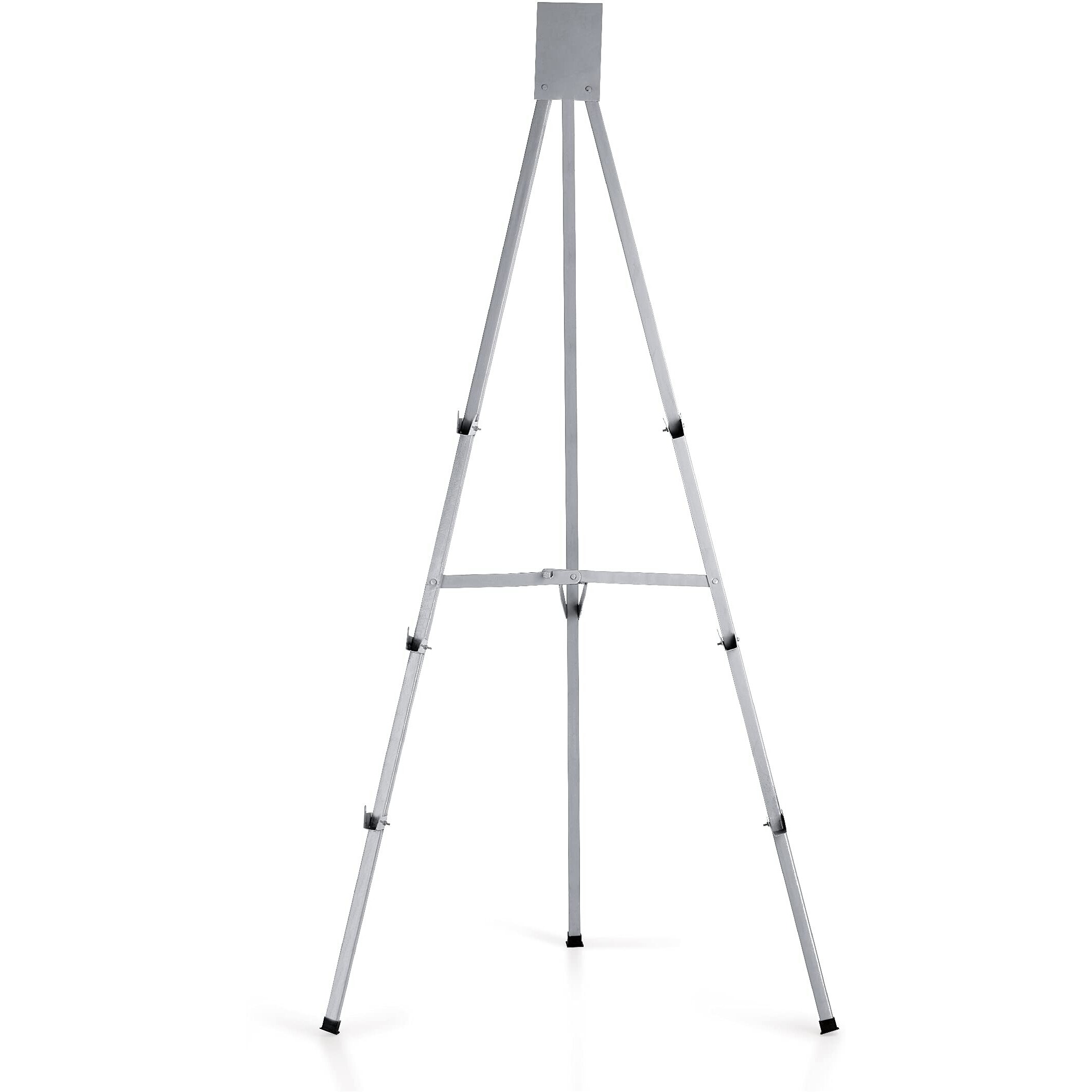 Eduway Delux Foldable Easel Stand For White Board/Pin- Up/Bulletin/Canvas/Advertising/Presentation Display In Office, Home, Class | Adjustable Upto 5X3 Feet Whiteboard (Grey)