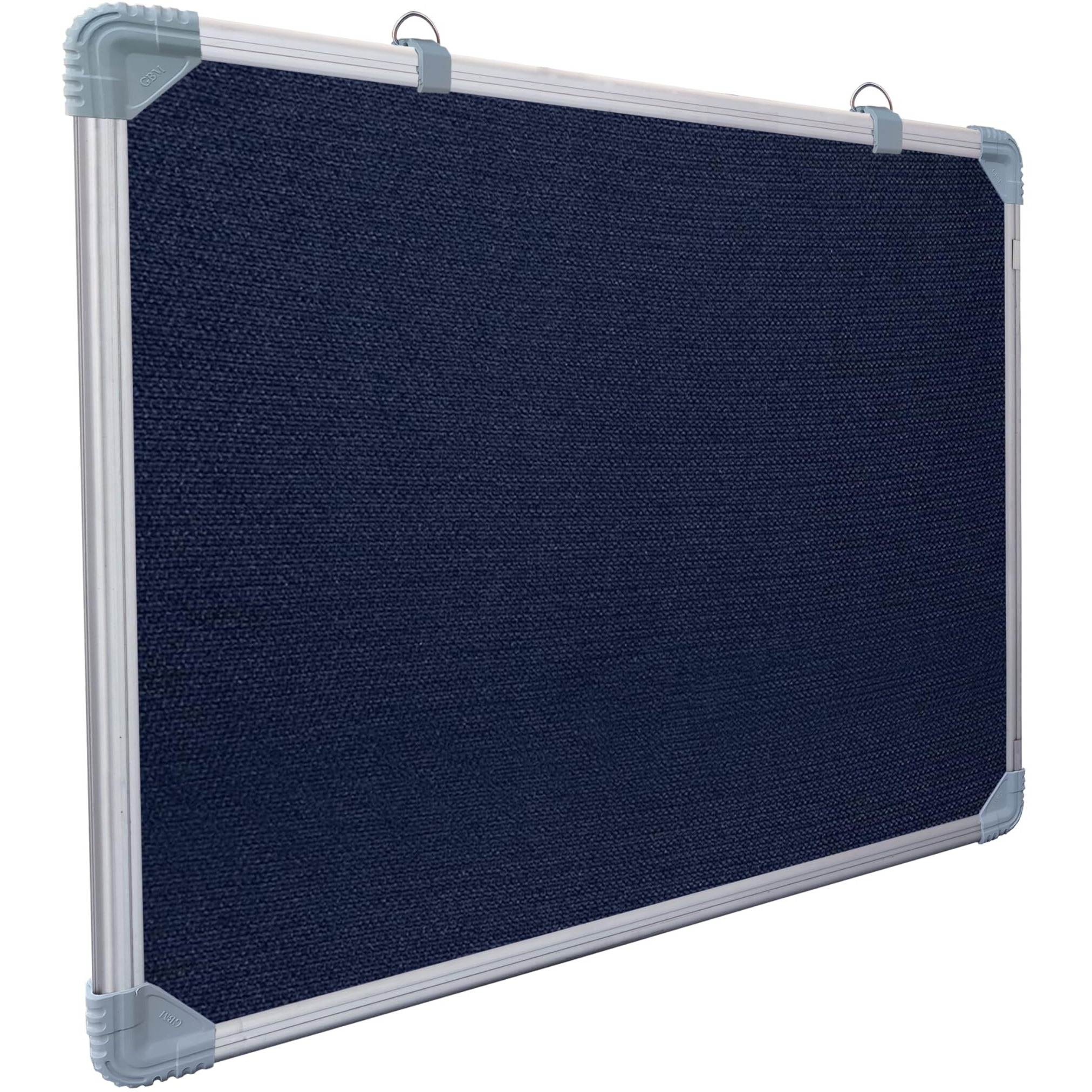 Eduway 2X2 Feet Notice Board/Pin Up Board/Bulletin Board/Display Board/Soft Board With High Resilience Foam Fabric For School, Office, Home With (20 Push-Up Pins), (Blue- 59X59 Cms)'