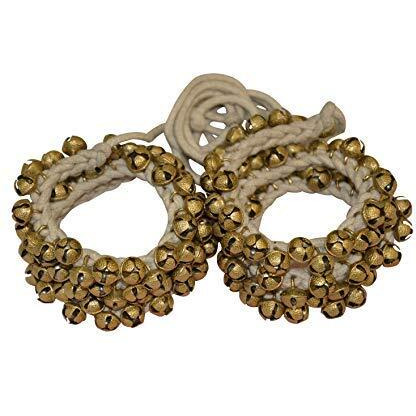 Uapan Ghungroo (50 + 50) White Cotton String (1.4 Cms)